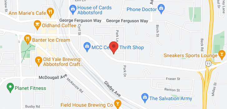 map of 2512 CAMPBELL AVENUE